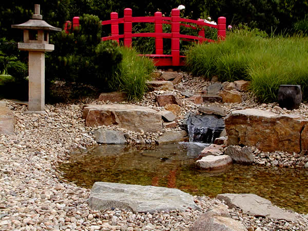 Sadové úpravy soukromá zahrada v japonském stylu